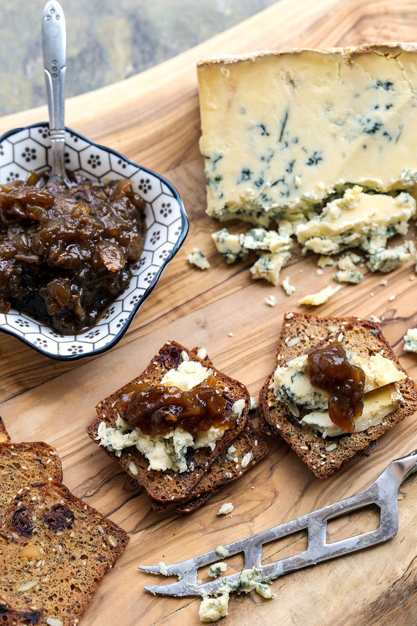Stilton and Onion Jam Pairing | Blue Cheese and Onion Jam Spread | Wozz Kitchen Creations