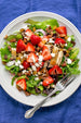 Strawberry Salad with Grilled Chicken and Pecans | Wozz! Kitchen Creations
